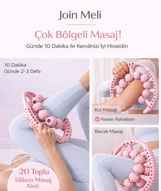 Join Meli 20 Silikon Başlıklı Masaj Aleti