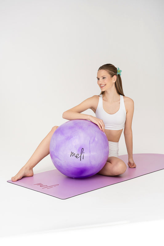 55 cm Pilates Topu - Mor