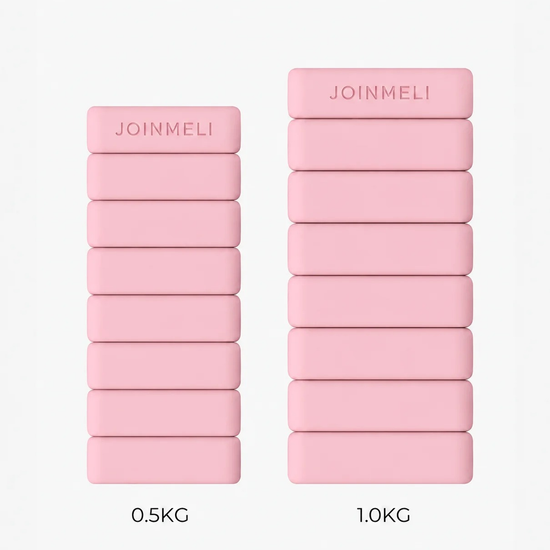 JOINMELI bilek ağırlığı 0,5 kg ve 1 kg karşılaştırma Pembe