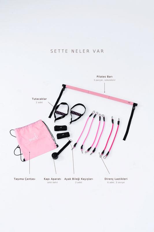 Meli Evde Pilates Seti -Egzersiz Videolu-
